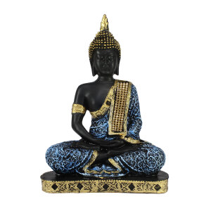 Blue Meditating Buddha
