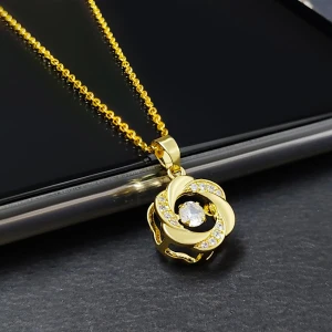 Diamond Pendant With Chain