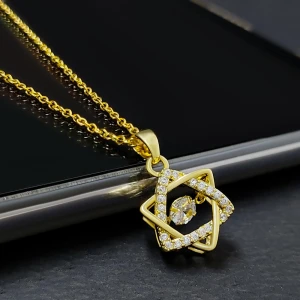 Diamond Pendant With Chain