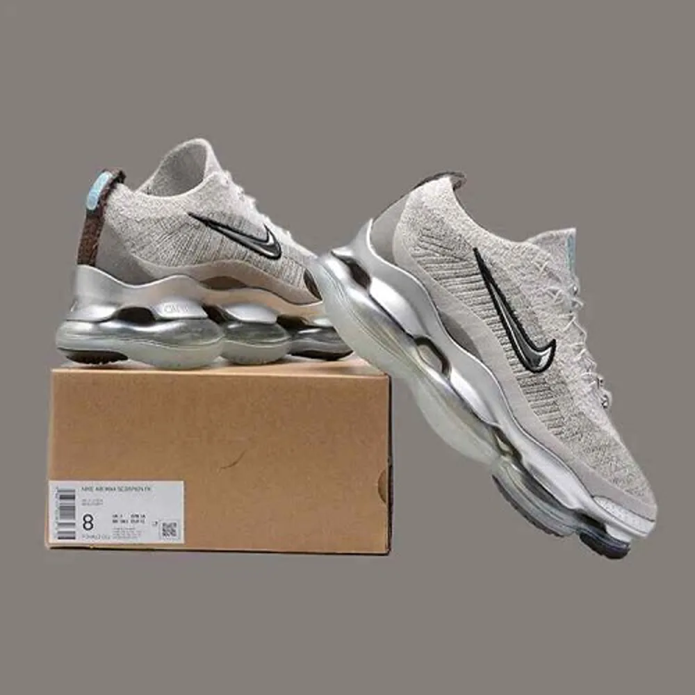 Premium Nike Air Max Scorpion Platinum Grey Shoes For Men (FT16) - Image 3