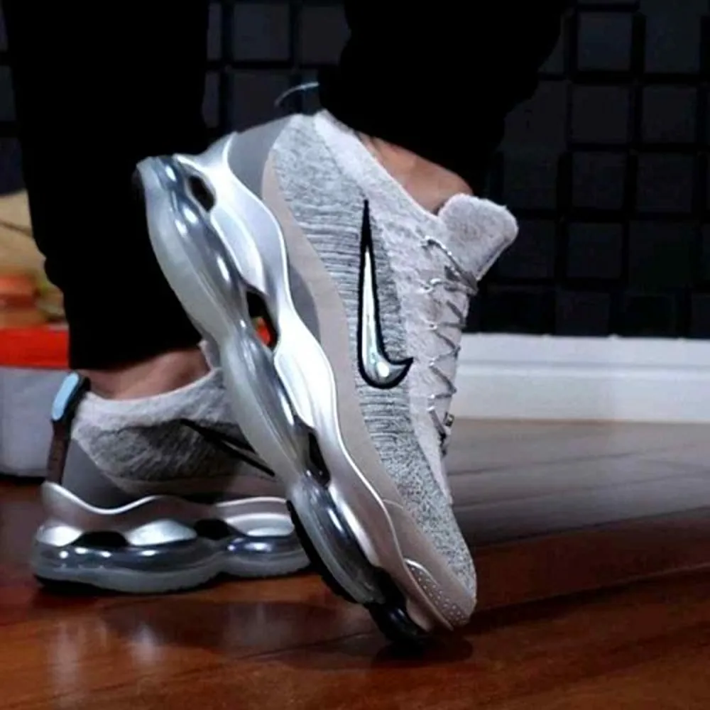 Premium Nike Air Max Scorpion Platinum Grey Shoes For Men (FT16) - Image 2