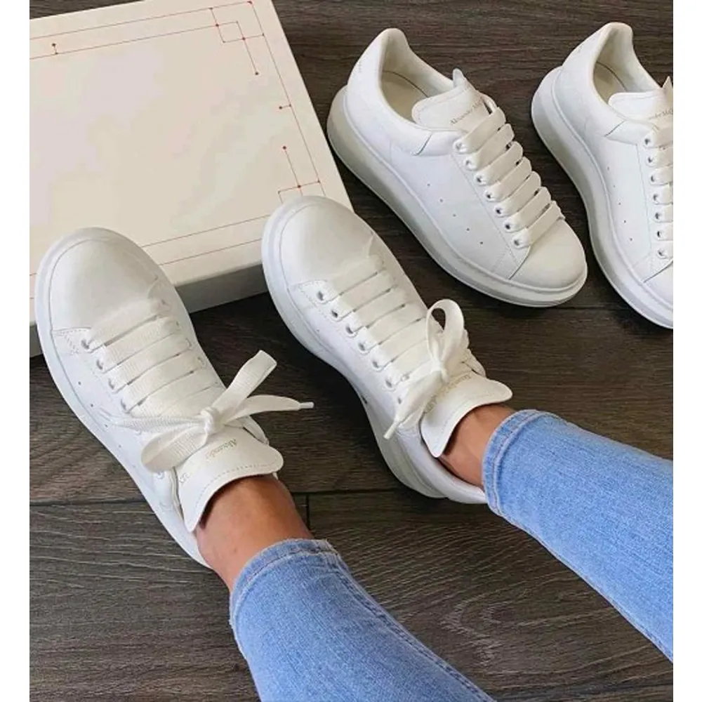 Premium Alexander Mc Queen Triple White Shoes For Men (FT52) - Image 3