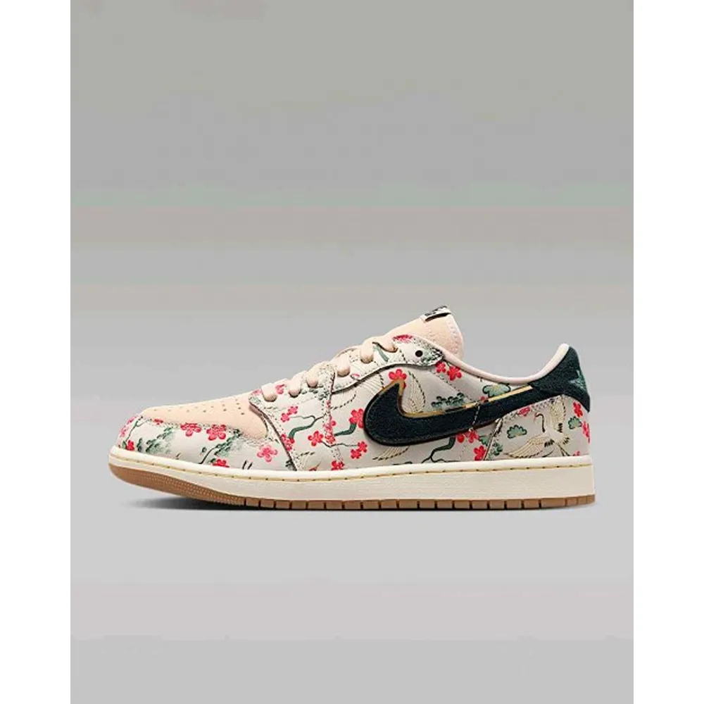 Premium Air Jordan 1 Retro Low Og Rui Hachimura Oatmeal Shoes For Women (FT90) - Image 3