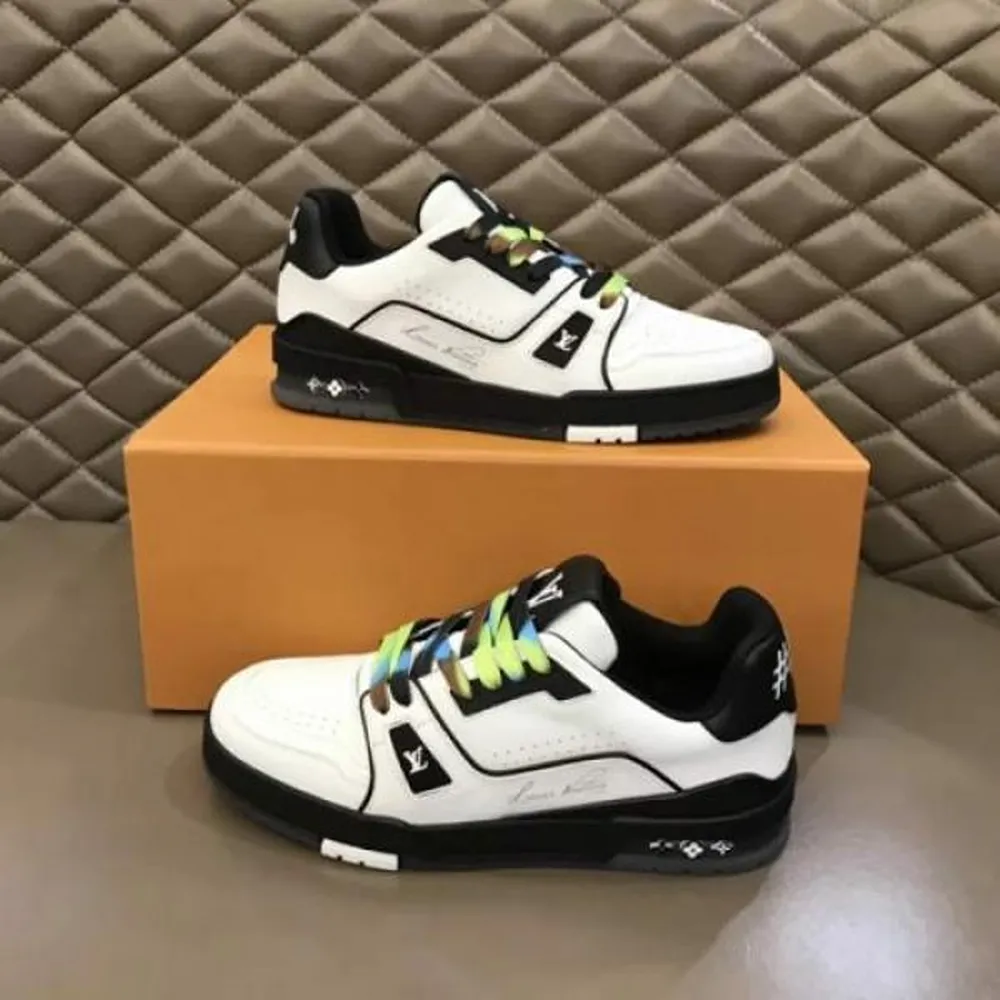 Premium Louis Vuitton Trainer Sneaker For Men (SW667) - Image 3