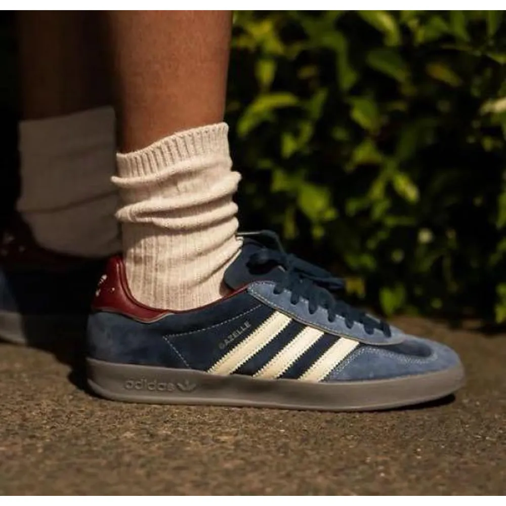 Premium Adidas Gazelle Indoor Blue Shoes For Women (SW675) - Image 3