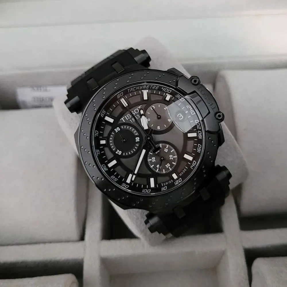 Stylish Tissot T Race Watch Black For Men (BOT199) - Image 2