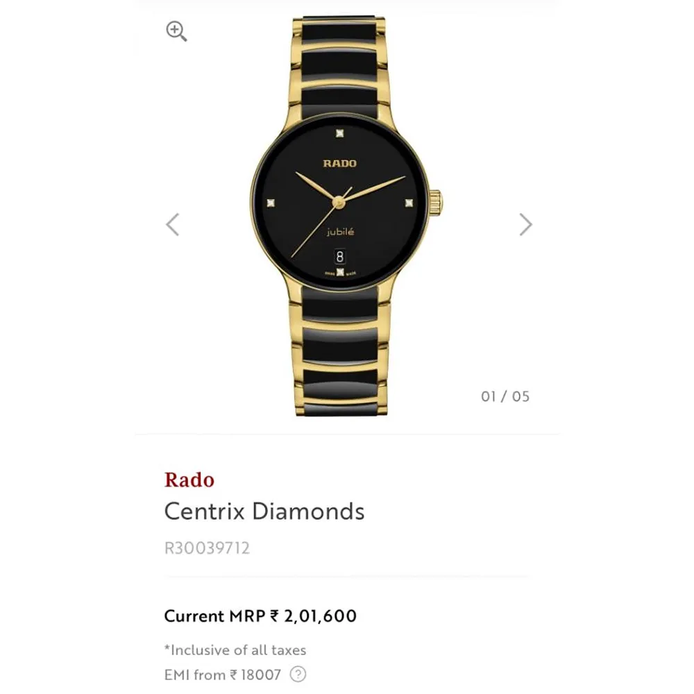 Premium Rado Jublie Watch For Men (BOT123) - Image 2