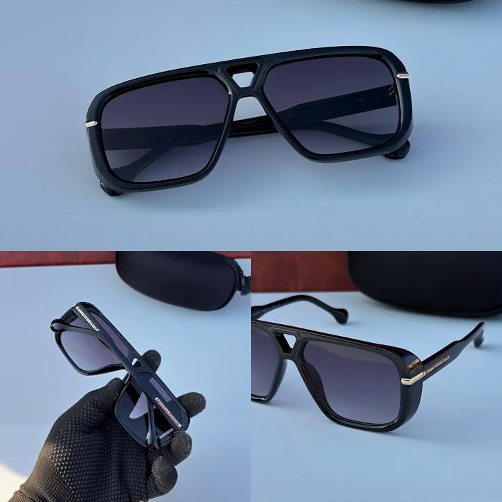 Stylish Bottega Veneta Sunglass Black For Men (FT619) - Image 2