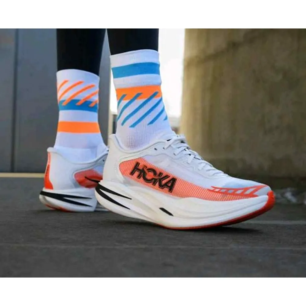 Premium Hoka Cielo X1 2.0 Frost Lava Shoes For Men (FT709) - Image 3