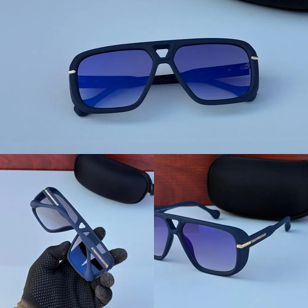 Stylish Bottega Veneta Sunglass Blue Mercury For Men (FT644) - Image 2