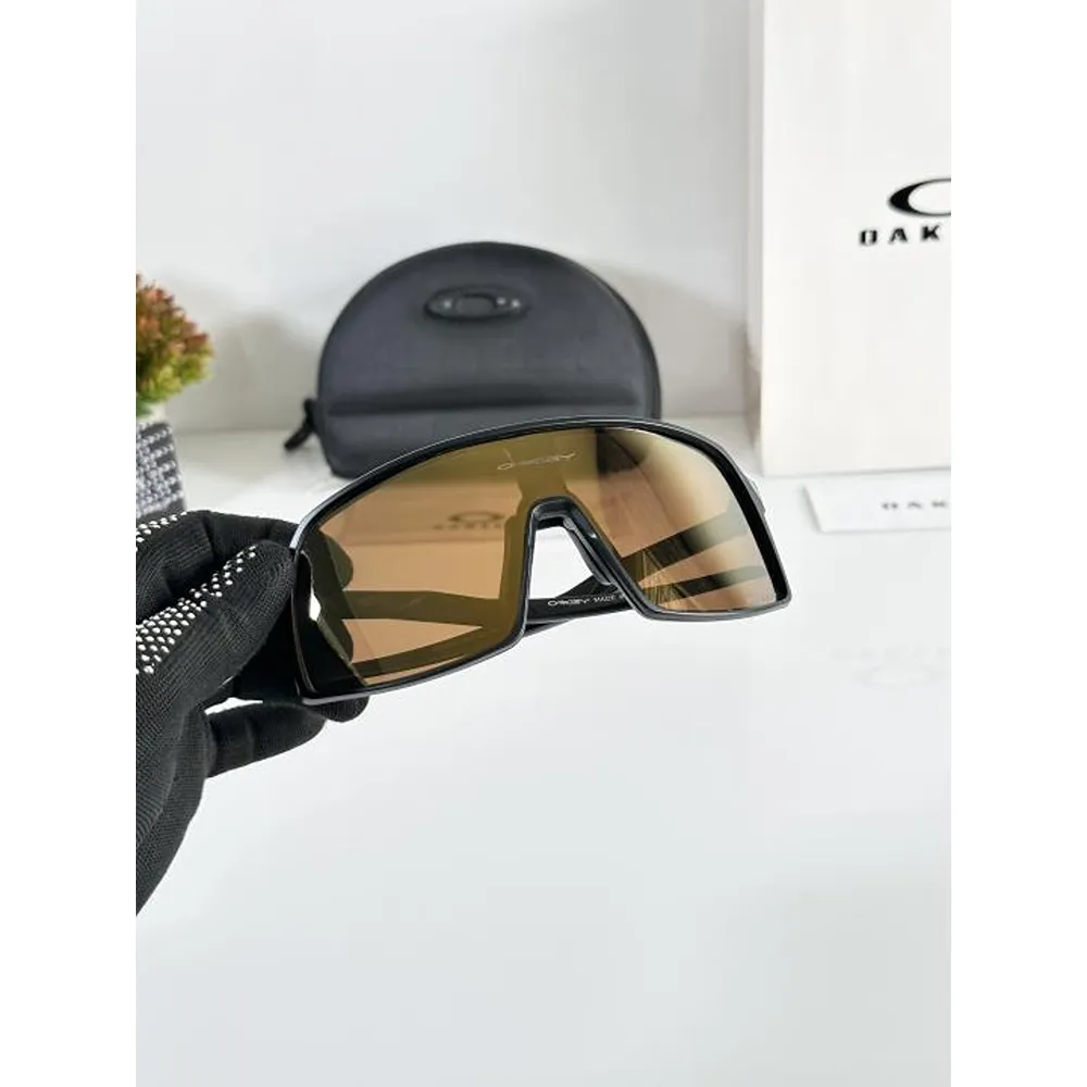 Premium Oakley Sunglass Brown Gold Mercury For Men (BOT106) - Image 2