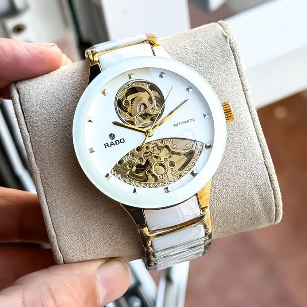 Premium Rado Watch Auto White For Men (BOT175) - Image 2