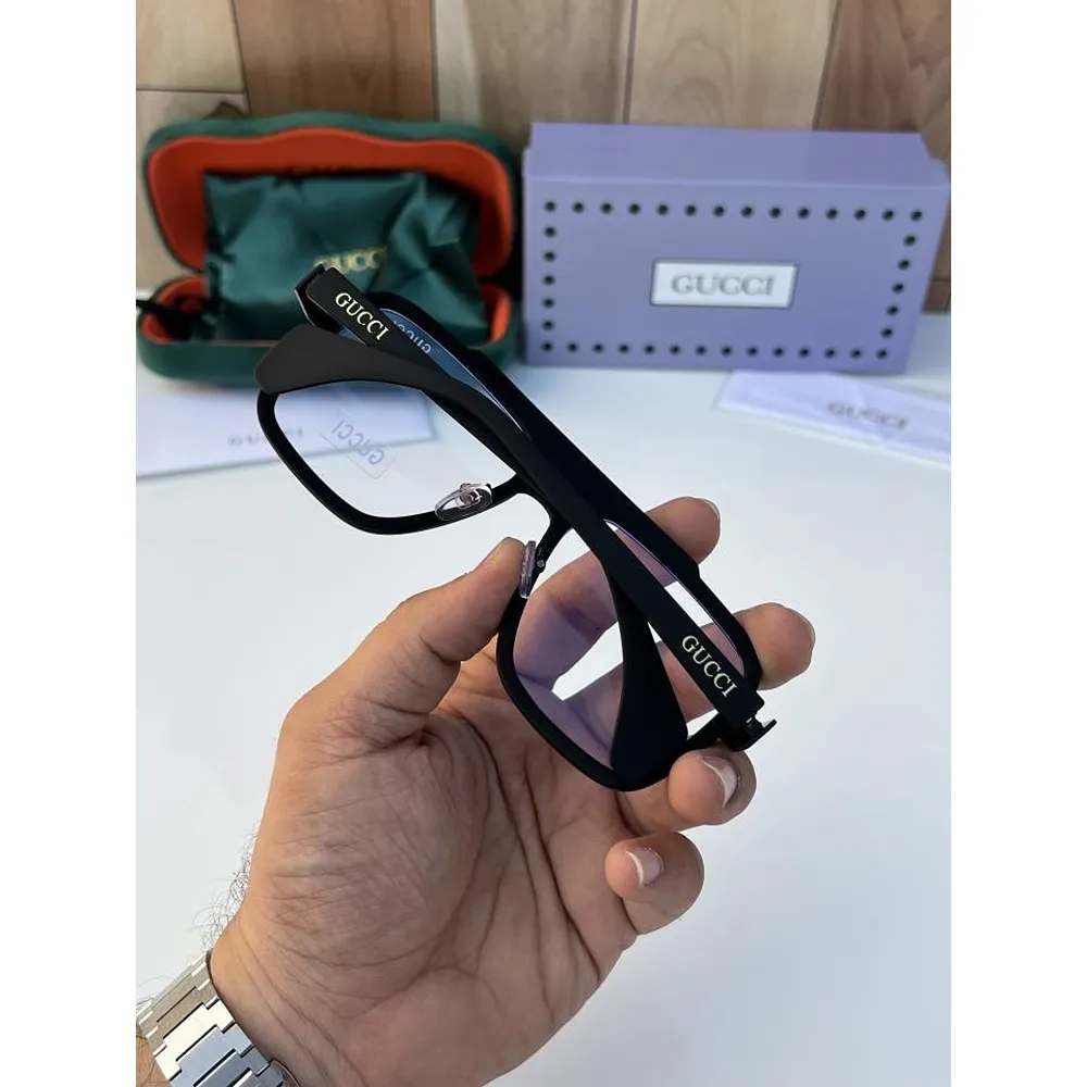 Premium Gucci Sunglass Black Plano For Men (BOT111) - Image 3