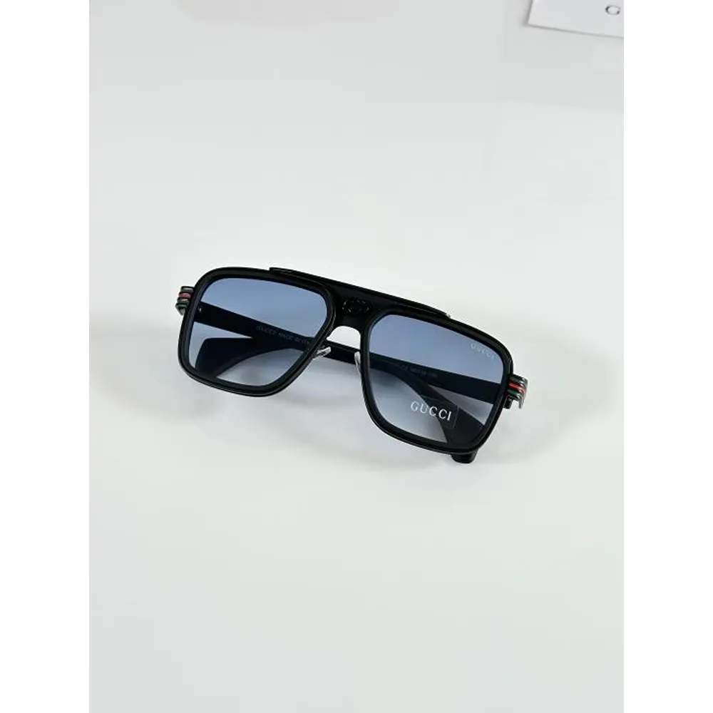 Premium Gucci Sunglass Black Blue For Men (BOT112) - Image 3
