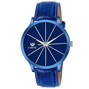 Lorenz Watch Men’s On Trend Luxury Finish Blue Dial Watch