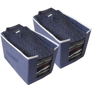 Cloth Organizer – Non Woven Foldable Cloth Organizer (Pack of 2)