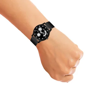 Lorenz Watch Black Dial Casual Fit Watch For Men