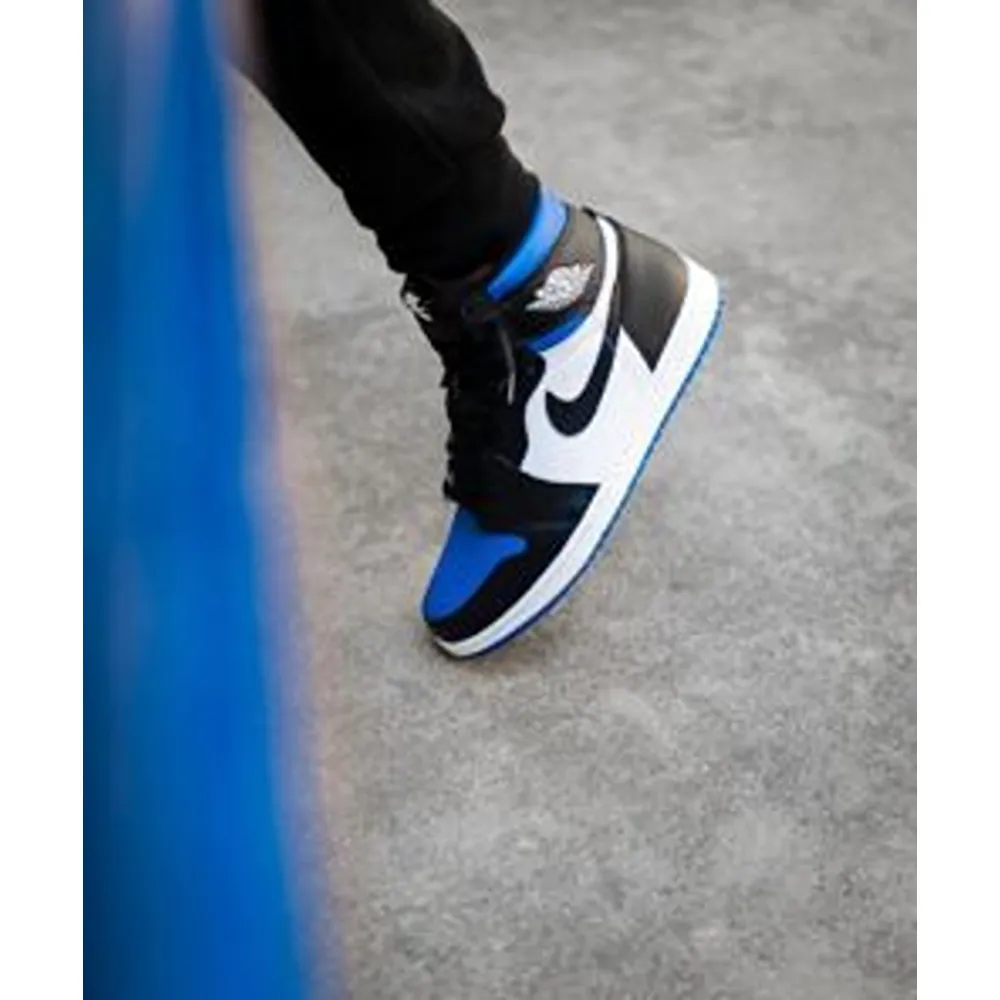 Premium First Copy Nike Air Jordan Retro 1 High Royal Toe Shoes For Men (SUP162) - Image 2
