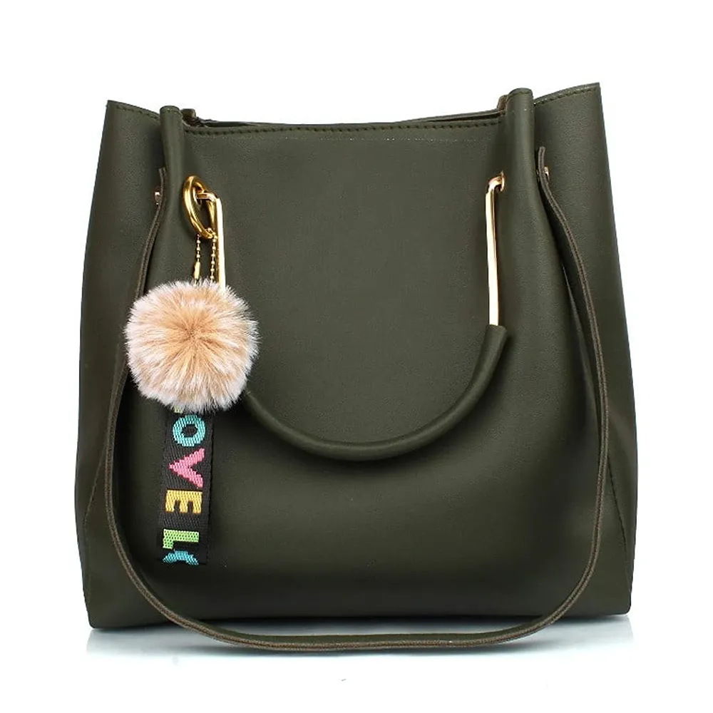 Women’s Handbag (Set Of 3), Green - Image 2