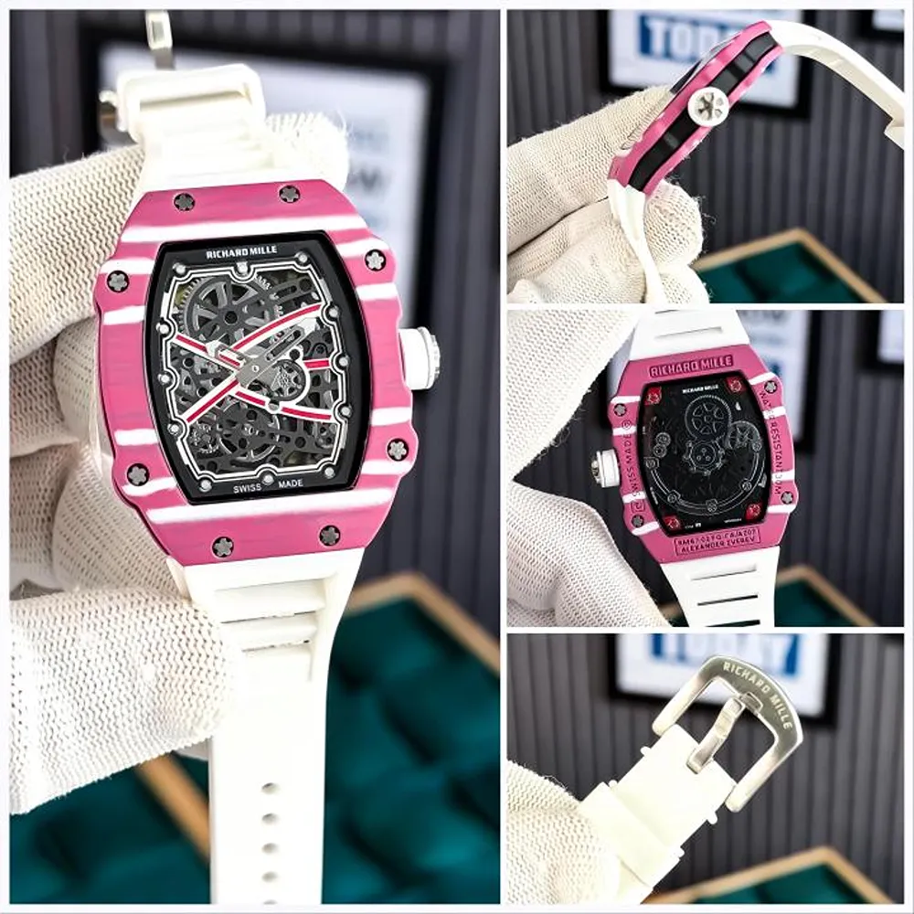 Premium Richard Mille Watch White Pink For Men (SUP1105) - Image 2