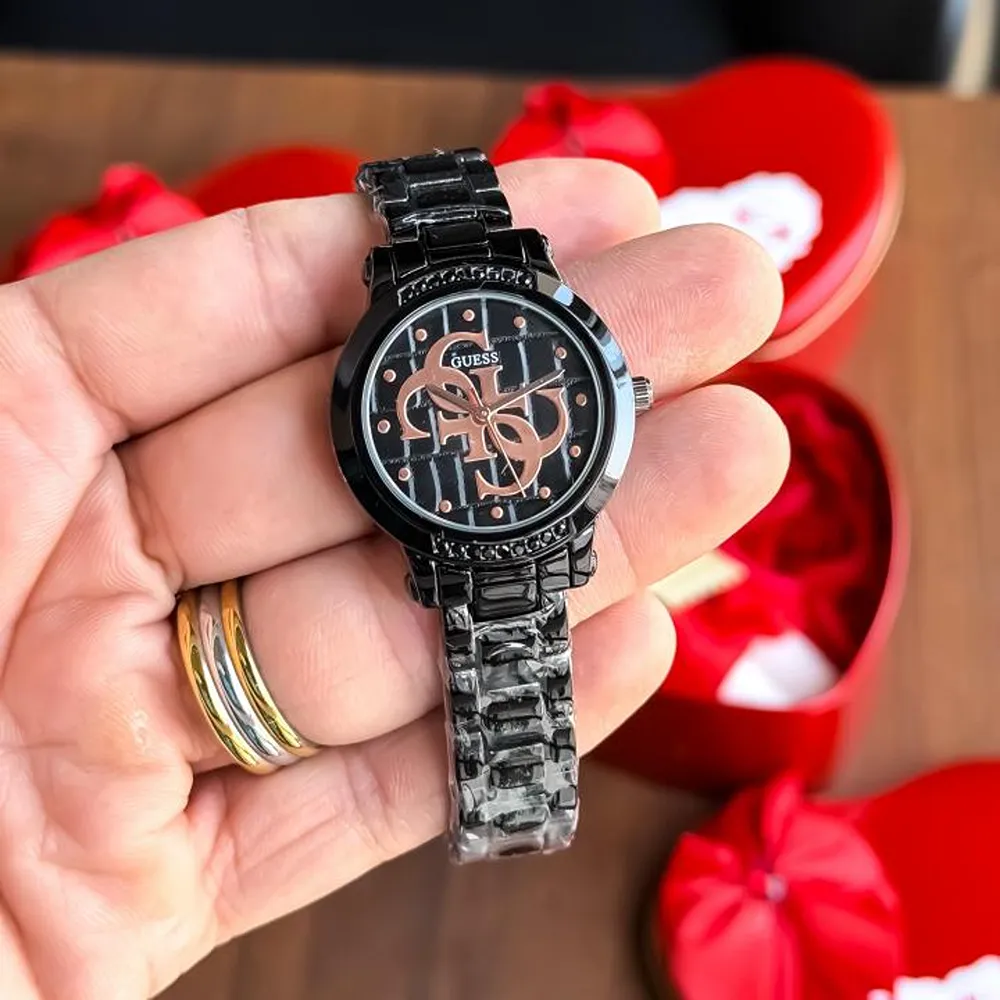 Stylish Guess Watch Full Black For Women (SUP1615) - Image 2