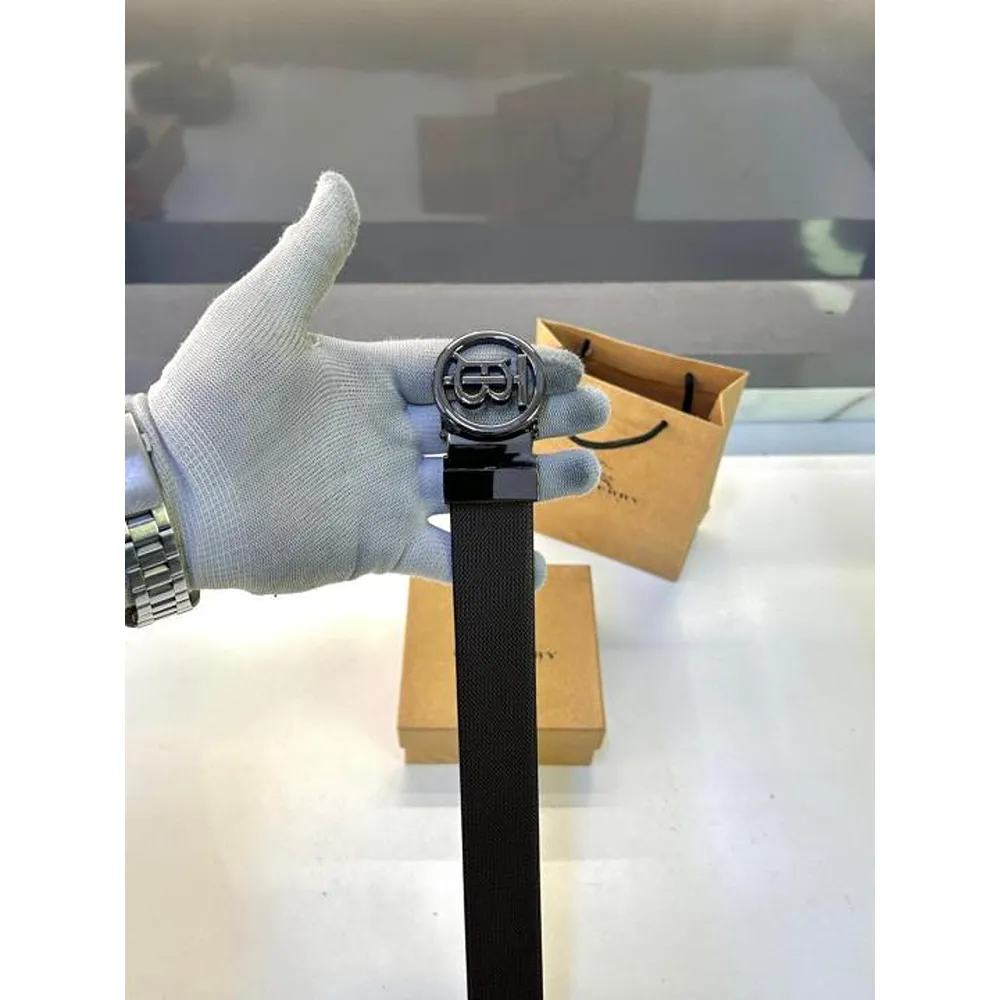 Premium Burberry Glossy Belt For Men (SUP1737) - Image 2