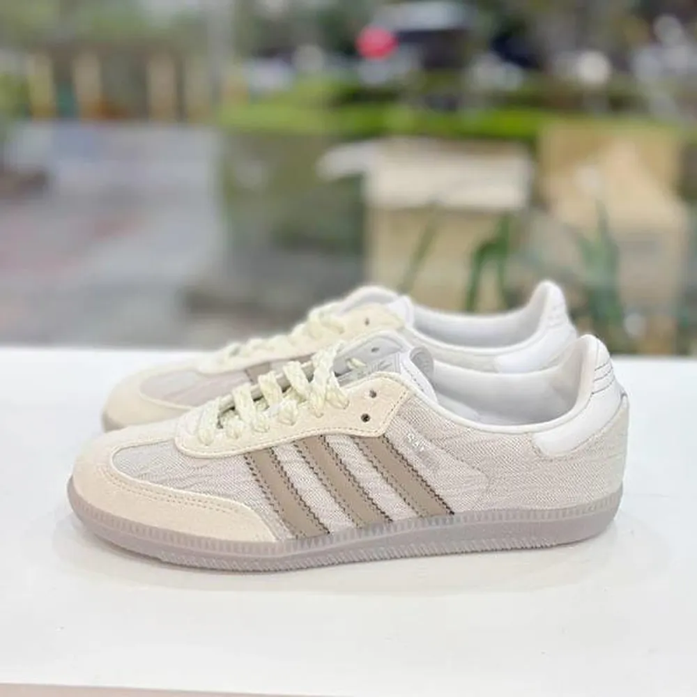 Stylish Adidas Samba Og White Creme Shoes For Women (SUP885) - Image 3