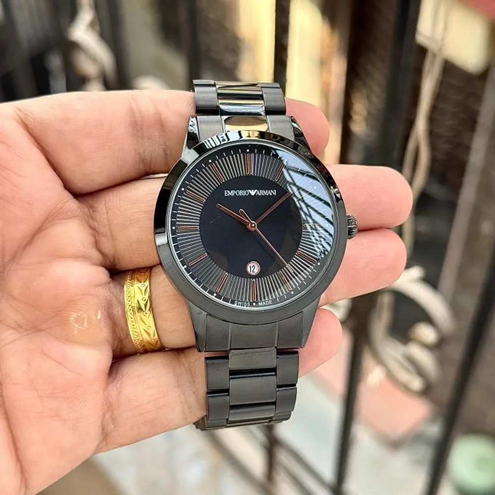 Luxury Armani Watch Black For Men (SUP1191) - Image 2
