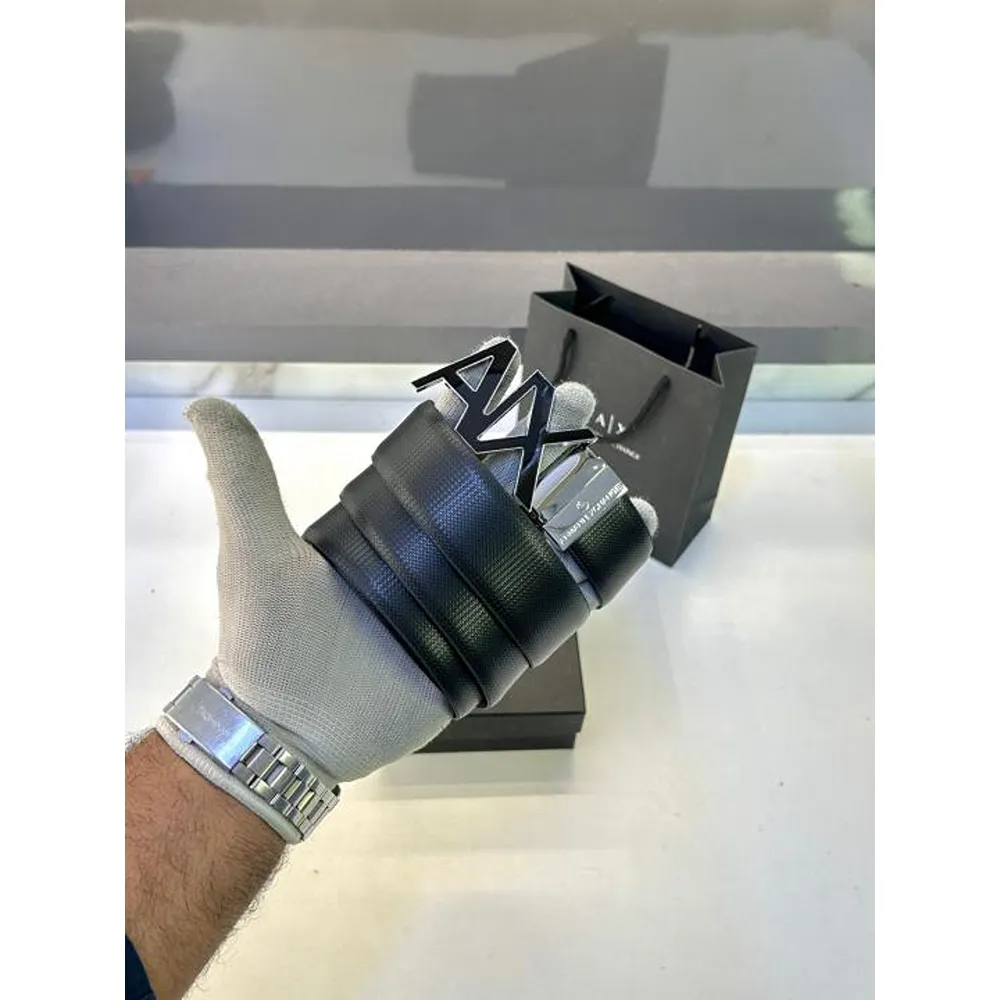 Armani Exchange Glossy Belt