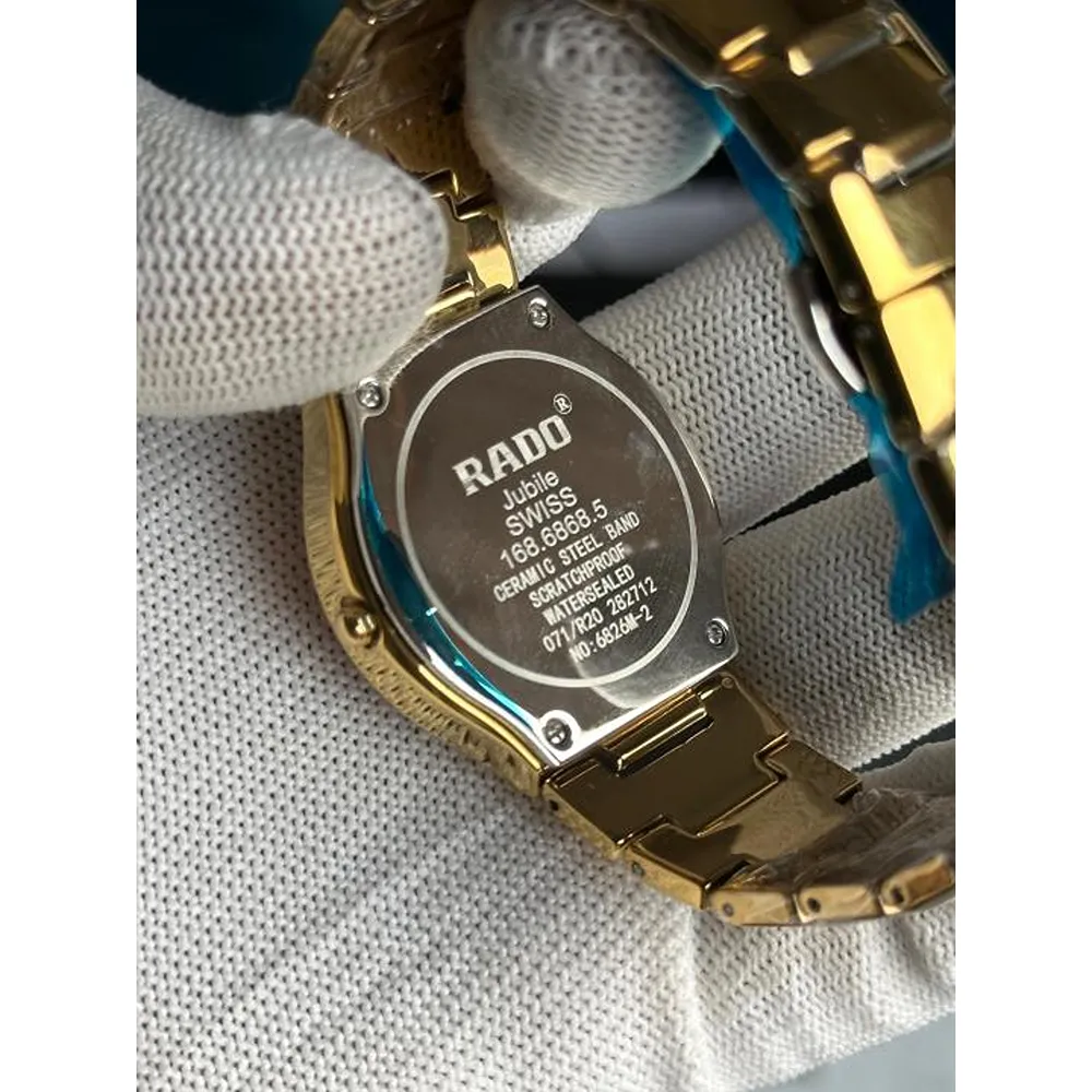 Stylish Rado Gold Ceramic Watch For Men (SUP1200) - Image 2