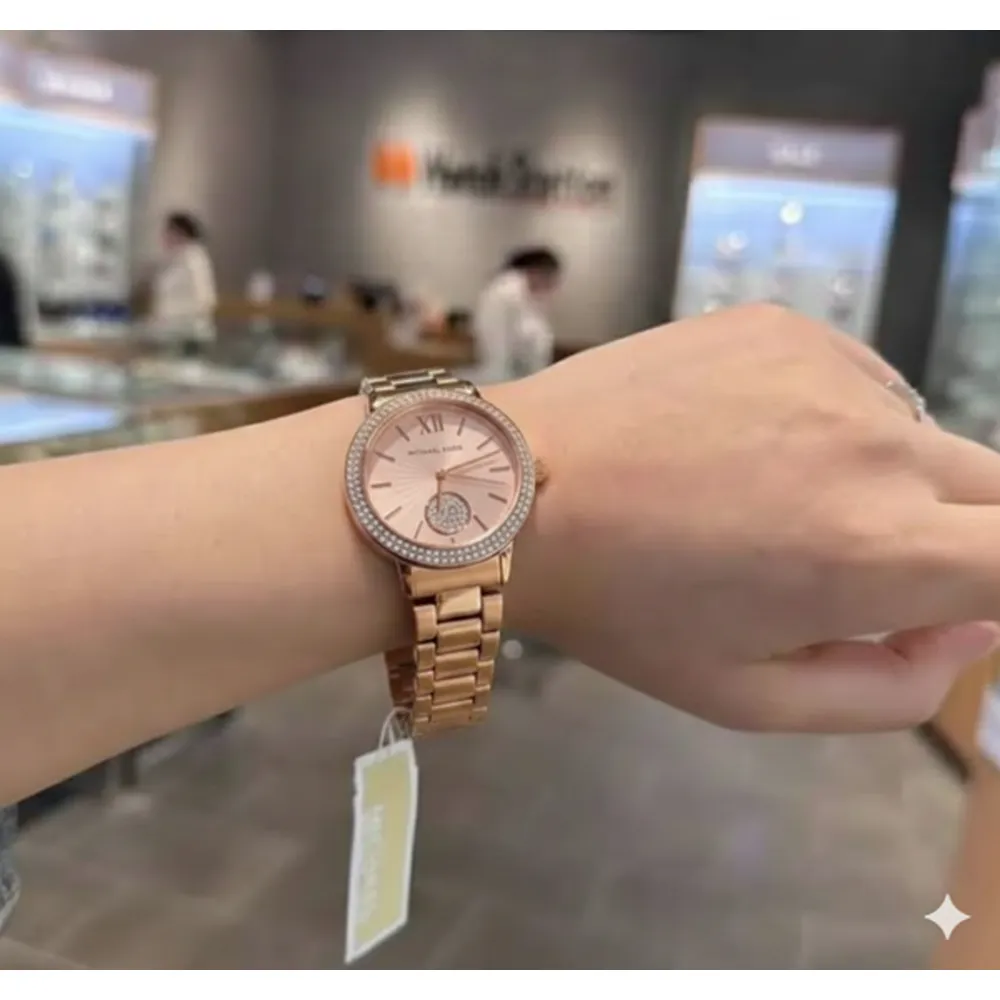 Stylish Michael Kors Diamond Watch For Women (SUP669) - Image 2